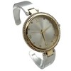 Olivia Pratt Round Face Rhinestone Bezel Soft Bangle Women Watch - 3 of 3