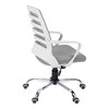 Sapphtopaz Adjustable Office Chair with Wheels, Ergonomic Mesh Swivel Chair with Metal Base and Armrest, Computer Gaming Chair for Office - 3 of 4