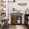 Farmhouse Rolling Kitchen Island, Portable Kitchen Cart Wood Top Kitch —  Farmhouse Kitchen and Bath