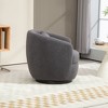 NicBex Swivel Chair Modern Barrel Chair Armchair with Storage Living Room Chair for Bedroom, Office, Reading Spaces - 3 of 4