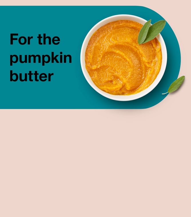 Ingredients for the pumpkin butter