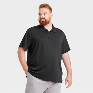 Men's Textured Polo Shirt - All In Motion™ - 1 of 2