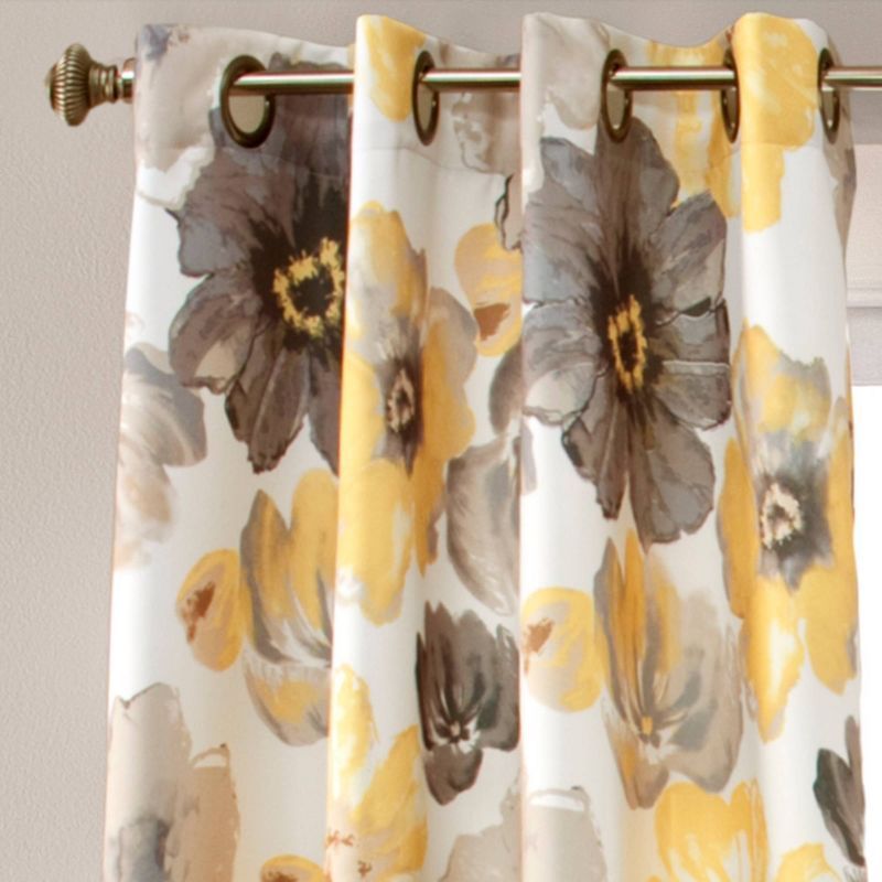 2pk Light Filtering Leah Curtain Panels - Lush Décor, 3 of 11