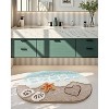 Starfish Beach Bath Rug - Ultra Absorbent & Non-Slip 22x34 Inches, for Bathroom/Entryway - 4 of 4