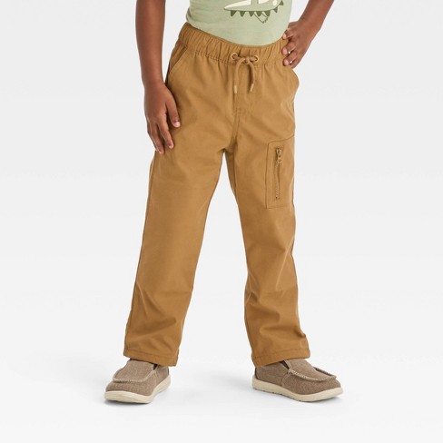 Lined Pull-On Cargo Pants