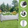 Lirago,17.72"D*43.31"W*17.56"H,Self-Watering Raised Garden Bed - Large Capacity Planter with Built-in Water Reservoir - 3 of 4