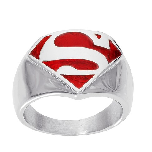 Mens hot sale superman ring