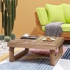MOEPISY 27.5 inches Wide Patio Coffee Table - 3 of 4
