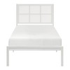 Twin Size Metal Platform Bed with Headboard for Bedroom - 2 of 4