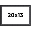 PosterPalooza | Linear Black Picture Frame - UV Acrylic, Backing Board, Hanging Hardware Included - 2 of 4
