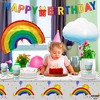 KatchOn, Rainbow Birthday Party Decorations - Huge Pack of 105, Serve 25 |Unicorn Birthday Decorations | Cloud Foil Balloons - 2 of 4