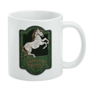THE LORD OF THE RINGS The Prancing Pony Ceramic Coffee Mug, Novelty Gift Mugs for Coffee, Tea and Hot Drinks, 11oz, White - 1 of 4