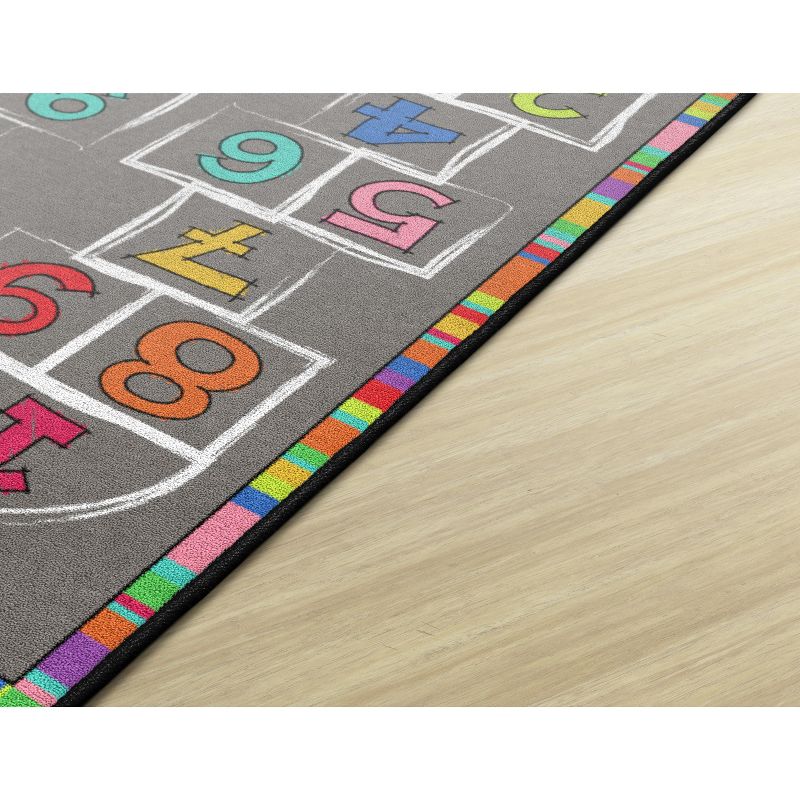 Flagship Carpets Hopscotch Rainbow Numbers Children's Area Rug, 3' x 5', 5 of 7