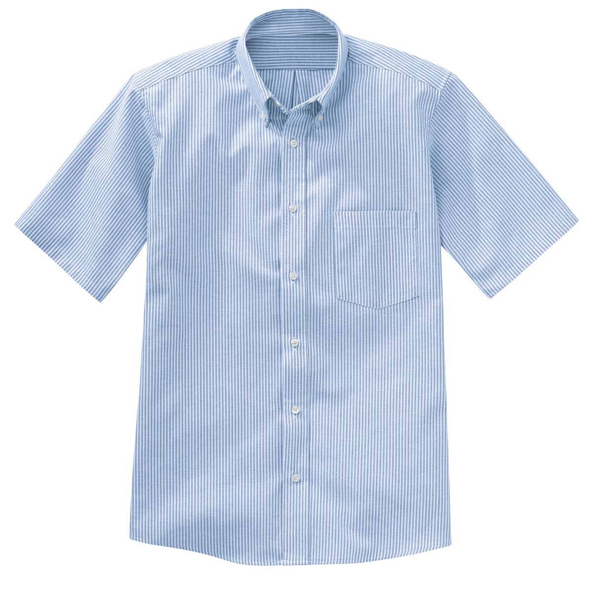 Red Kap Men's Short Sleeve Striped Executive Oxford Dress Shirt - thumbnail 3