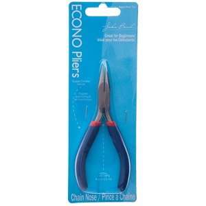John Bead Econo Pliers Chain Nose | Multi Purpose Tool | Jewelry Tool | Stainless Steel - 1 of 4