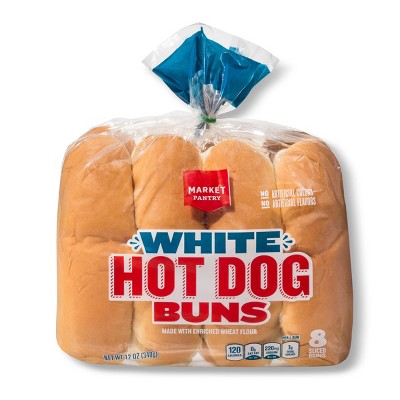 Enriched White Hot Dog Buns - 12oz/8ct - Market Pantry™