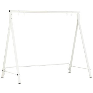 Aghana Digitals Heavy-Duty Steel Porch Swing Stand, 528 LBS Capacity, A-Frame Design, 4 Hanging - 1 of 4
