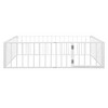 Sapphtopaz Floor Bed for Kids with Sturdy Safety Fence and Door, Metal Floor Bed Frame for Children's Playroom, Bedroom, Nursery - 4 of 4