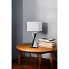 HomeRoots Set of Two 29" Black Metal Table Lamp With White Cone Shade - 2 of 4