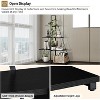 Sailboat Shaped Bookshelf, 4-Tier Ladder Book Shelf, Nautical Storage Shelves, Space-Saving Freestanding Organizer for Living Room, Office - 4 of 4