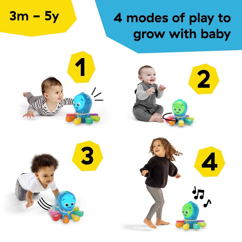 Baby Einstein Go Opus Go 4-in-1 Crawl and Chase Baby Learning Toy, 3 of 27