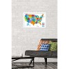 Trends International Map - United States Of America 2022 Framed Wall Poster Prints - 2 of 4
