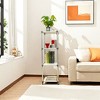 Kumasinova 4-Tier Storage Shelves,Heavy Duty Stainless steel Storage Shelving Unit for Kitchen,Living Room,Bedroom,Office,Outdoor,Modular Rack - 3 of 4