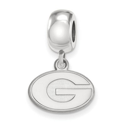 Black Bow Jewelry Sterling Silver Georgia Bulldogs NCAA Bead Charm