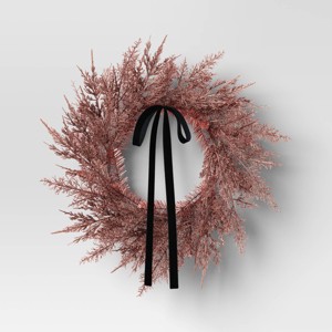 24" Christmas Pink Wreath - Wondershop™ - 1 of 3