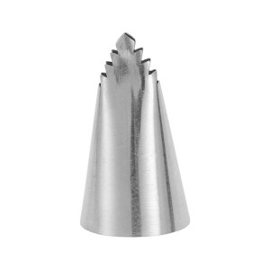 Unique Bargains Piping Tip 304 Stainless Steel Silver Tone 0.51"x0.98"x1.46" 1 Pcs - 1 of 3