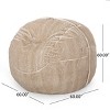 CENGHU 5'Large Bean Bag Chair with Memory Foam Filling, Faux Fur Cozy Bean Bag Chair Sofa - 3 of 4
