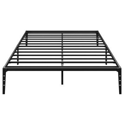 14-inch Heavy Duty Full-Size Bed : Sturdy Support, No Box Spring Needed£¬ (Black)