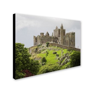 Trademark Fine Art-Pierre Leclerc 'Rock of Cashel Ireland' Matted Framed Art - 1 of 3