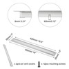 Unique Bargains Rectangle Ventilation Grille, Aluminum - 2 of 3