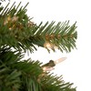 Northlight Pre-Lit Deluxe Dorchester Pine Artificial Christmas Wreath - 18" - Clear Lights - 2 of 4