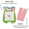 Big Dot of Happiness Girl Farm Animals - Picture Bingo Cards and Markers - Pink Barnyard Baby Shower Shaped Bingo Game - Set of 18 - 2 of 4