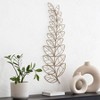 Brewster Eber Leaves Metal Wall Art: Iron Fern Sculpture, Copper Patina Finish, 33" Wide - image 2 of 4