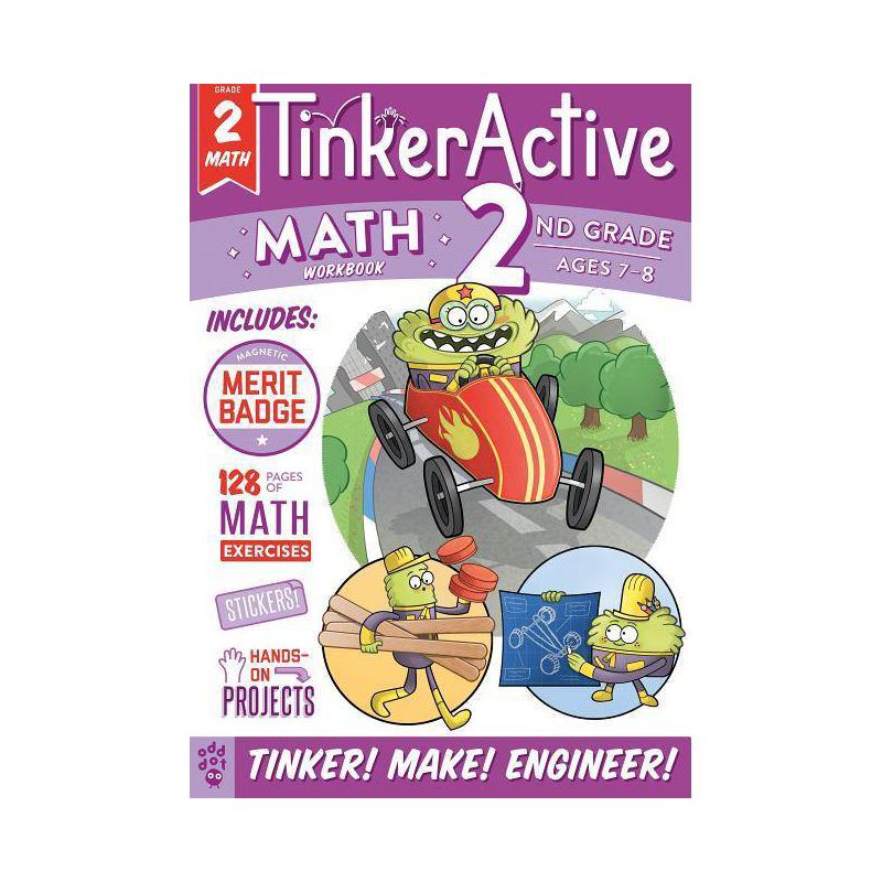 Second Grade - Math - Ages 7-8 -  (Tinkeractive Workbooks) by Enil Sidat (Paperback), 1 of 2
