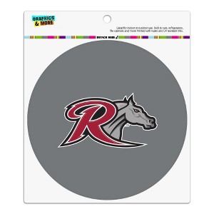 Rider University Secondary Logo Automotive Car Refrigerator Locker Vinyl Circle Magnet - 1 of 4