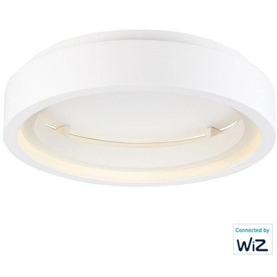 ET2 Lighting iCorona WiZ 1 - Light Flush Mount in  Matte White