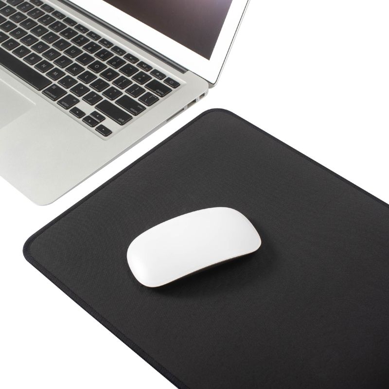 Insten Gaming Mouse Pad with Stitched Edge, Water-Resistant, Non-Slip Rubber Base, Black 10.24 x 13.78 in, 3 of 10