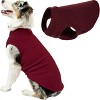 Gooby Fleece Vest, Small Dog Pullover Fleece Jacket with Leash Ring, Honey Mustard, X - 2 of 2