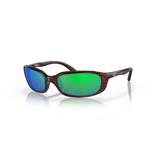 Costa 6s9017 59mm Man Oval Sunglasses Polarized Green Mirror Lens 
