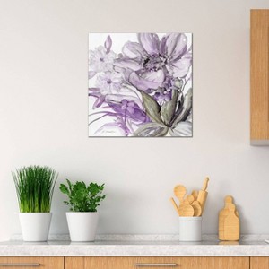 iCanvas Seaglass Garden II Purple and Brown by Elizabeth Franklin Canvas Print Wall Art - 1 of 3