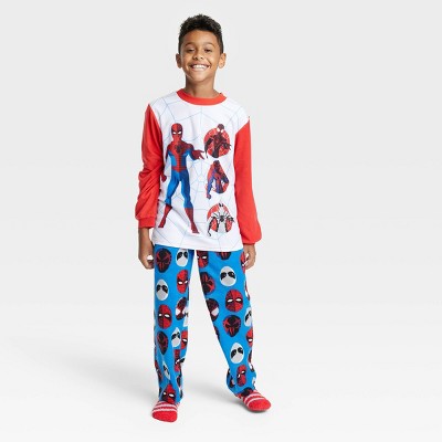 N‘aix Spiderman Childrens Pajamas Set 2-7T PJS Cotton Sleepwear Little Boys Kids Pajamas 