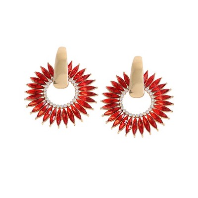 SOHI Women's Celestrial Drop Earrings
