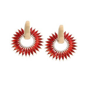SOHI Women's Celestrial Drop Earrings - 1 of 3