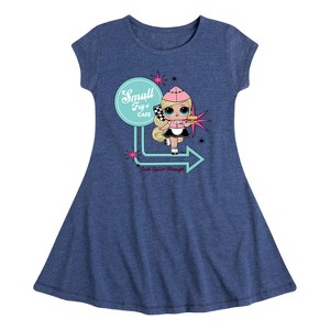 Girls' - LOL Surprise! - Small Fry Café Fit & Flair Cap Sleeve Dress - 1 of 3