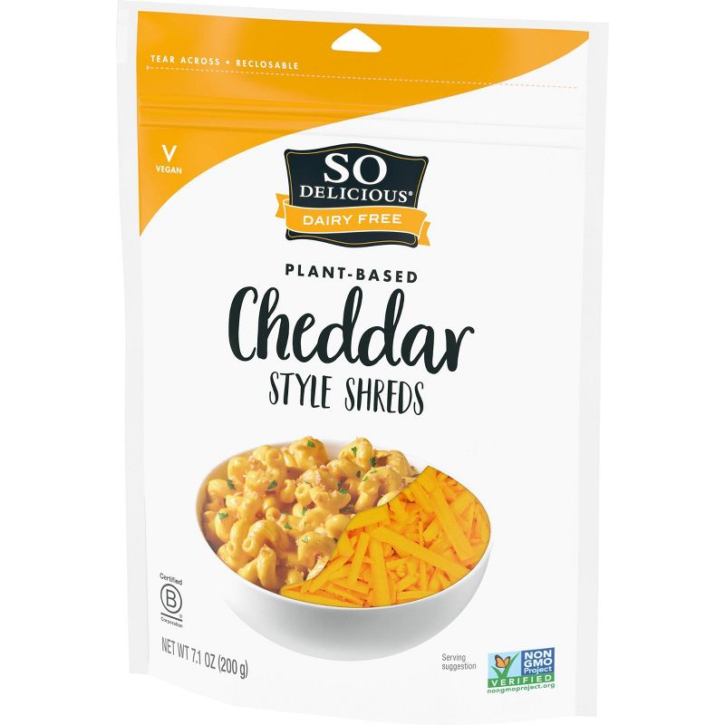 So Delicious Dairy Free Cheddar Cheese-Style Shreds - 7.1oz, 5 of 12