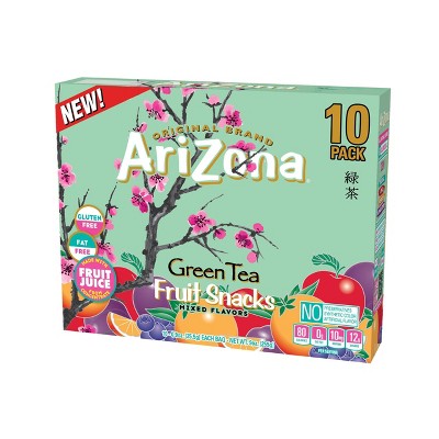 AriZona Fruit Snacks Green Tea - 10pk